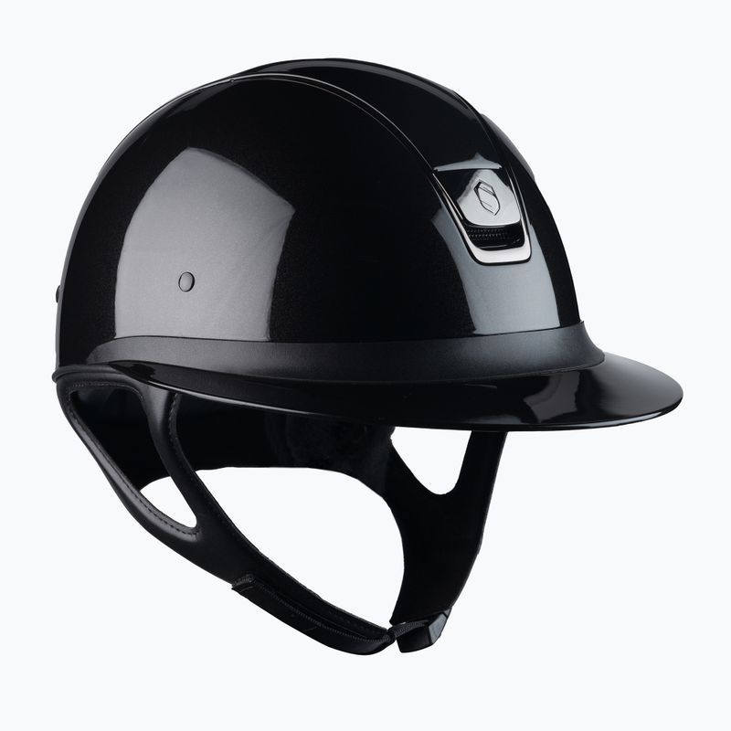Samshield Miss Shieldshadow Cască de călărie lucioasă neagră 312565909030844