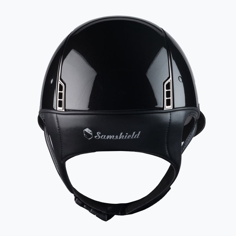 Samshield Miss Shieldshadow Cască de călărie lucioasă neagră 312565909030844 3