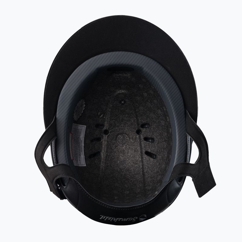 Samshield Miss Shieldshadow Cască de călărie lucioasă neagră 312565909030844 5