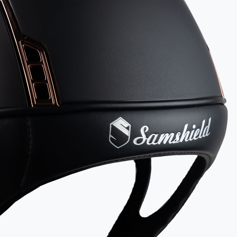 Samshield Miss Shield Shield Shadowmatt Cască de călărie rose gold negru 3125659493526 6