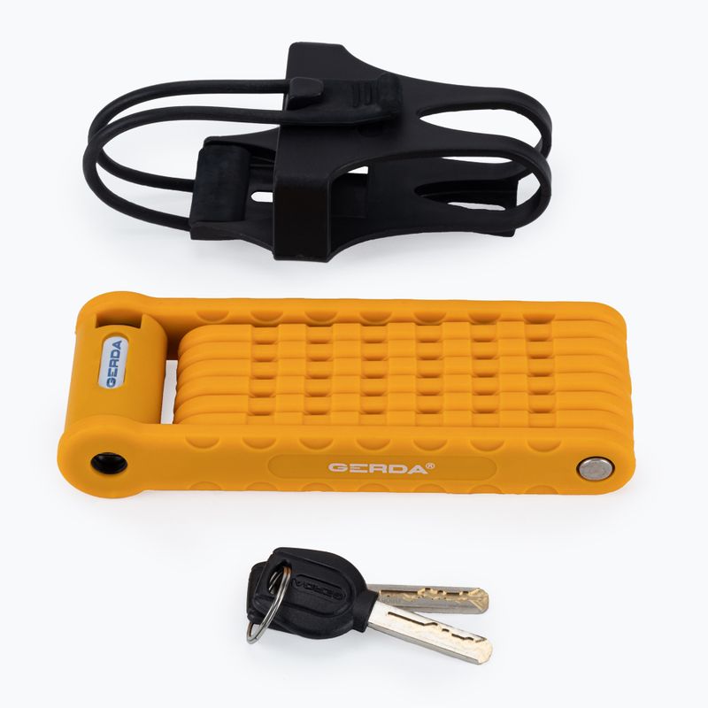 Încuietoare pentru biciclete Gerda Fold Lite 950V galben 0SFF00095000.MXV2YP 4
