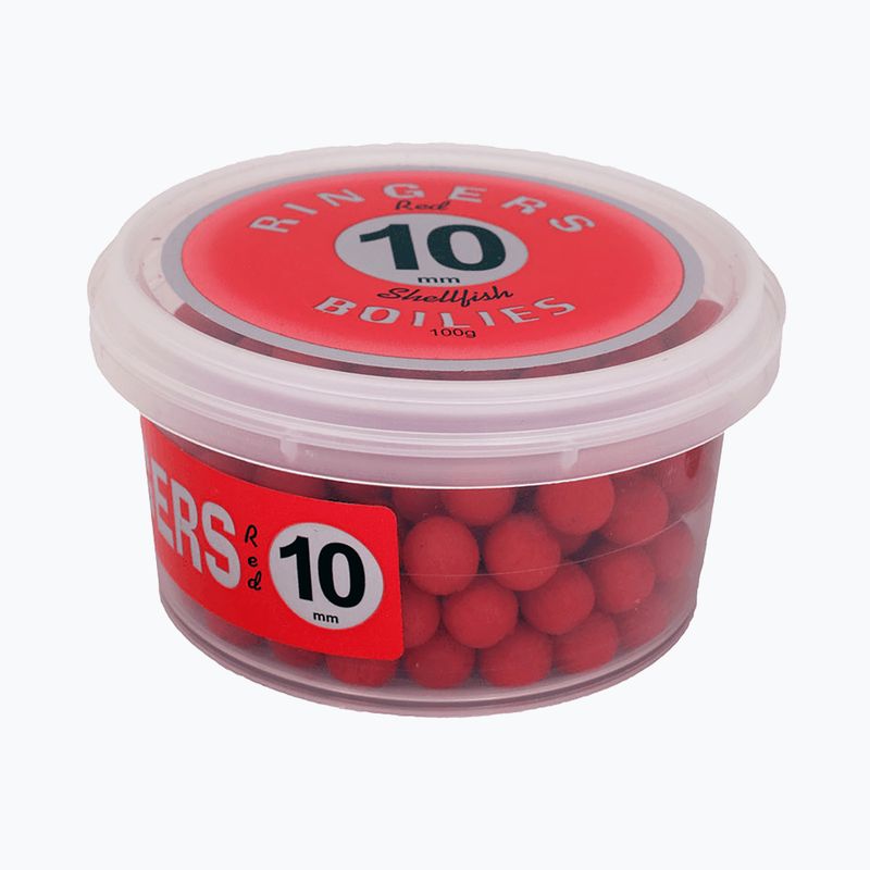 Ringers Red Shellfish Boilies 100g roșu PRNG33