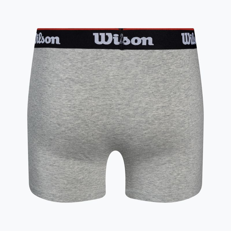 Boxeri pentru bărbați 2-Pack Wilson negru, gri W875H-270M 4