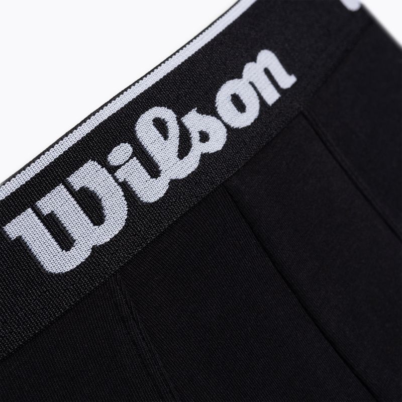 Wilson 2-pachet de boxeri pentru bărbați, negru, lime W875V-270M 8
