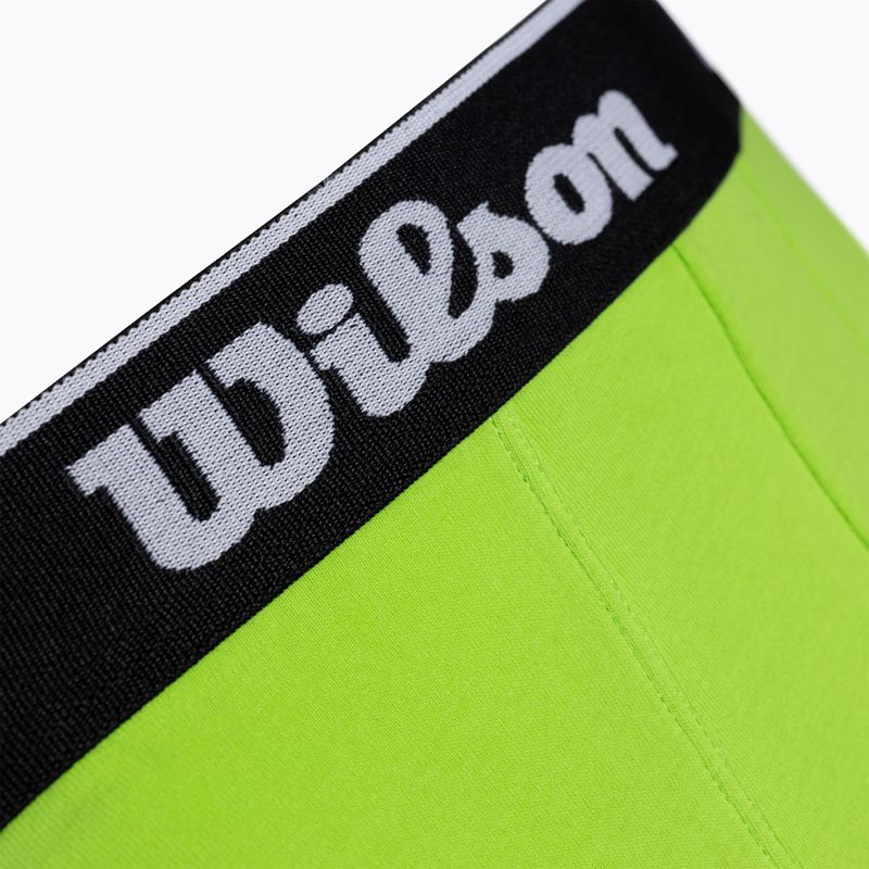 Wilson 2-pachet de boxeri pentru bărbați, negru, lime W875V-270M 9