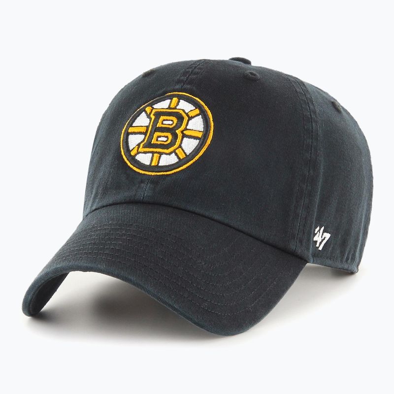 47 Brand NHL Boston Bruins Boston Bruins CLEAN UP șapcă de baseball negru