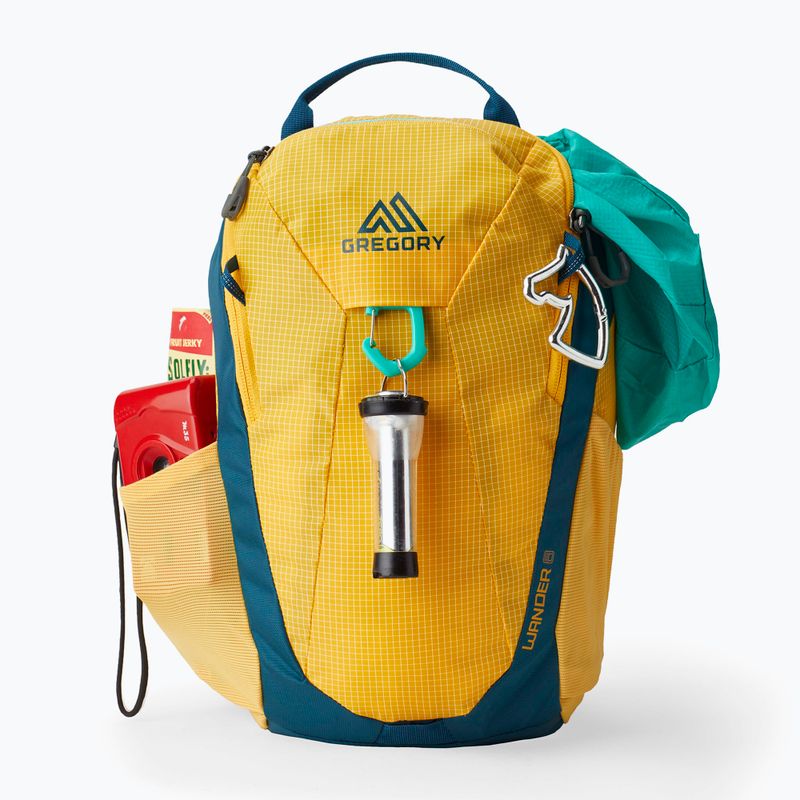 Rucsac turistic pentru copii Gregory Wander 8 l aqua yellow 3