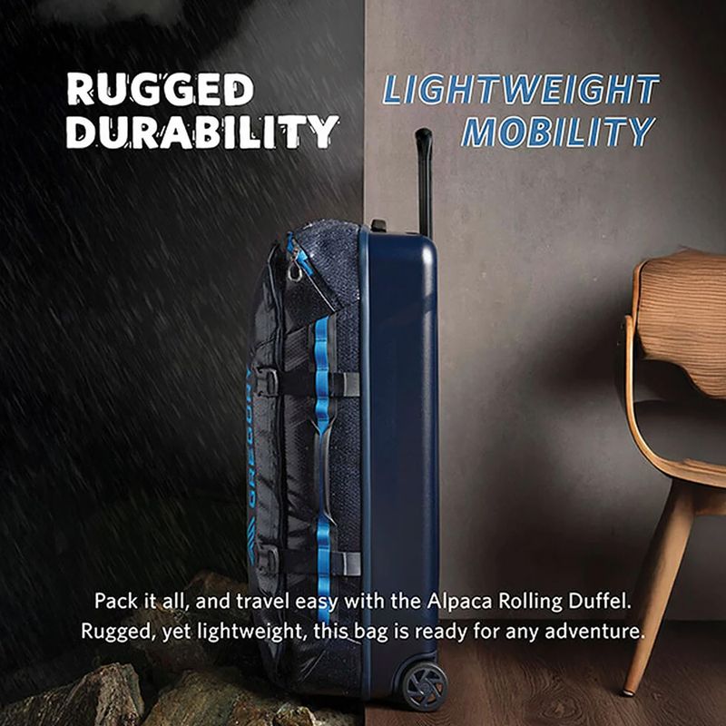 Geantă de călătorie Gregory Alpaca Wheeled Duffel 100 l obsidian black 6