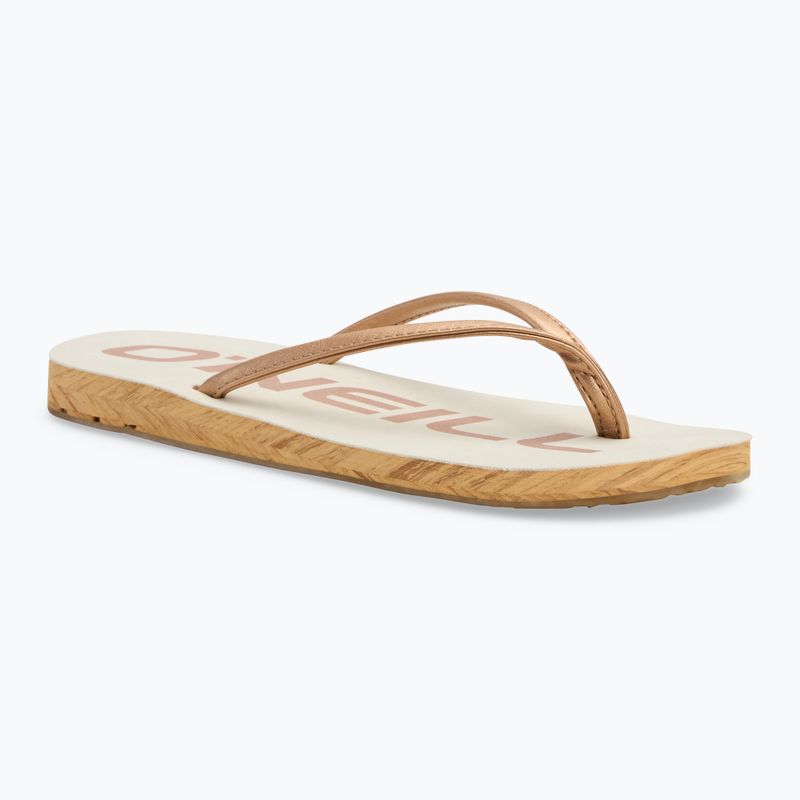 Flip flops O'Neill Pinetree Low pentru femei, alb strălucitor