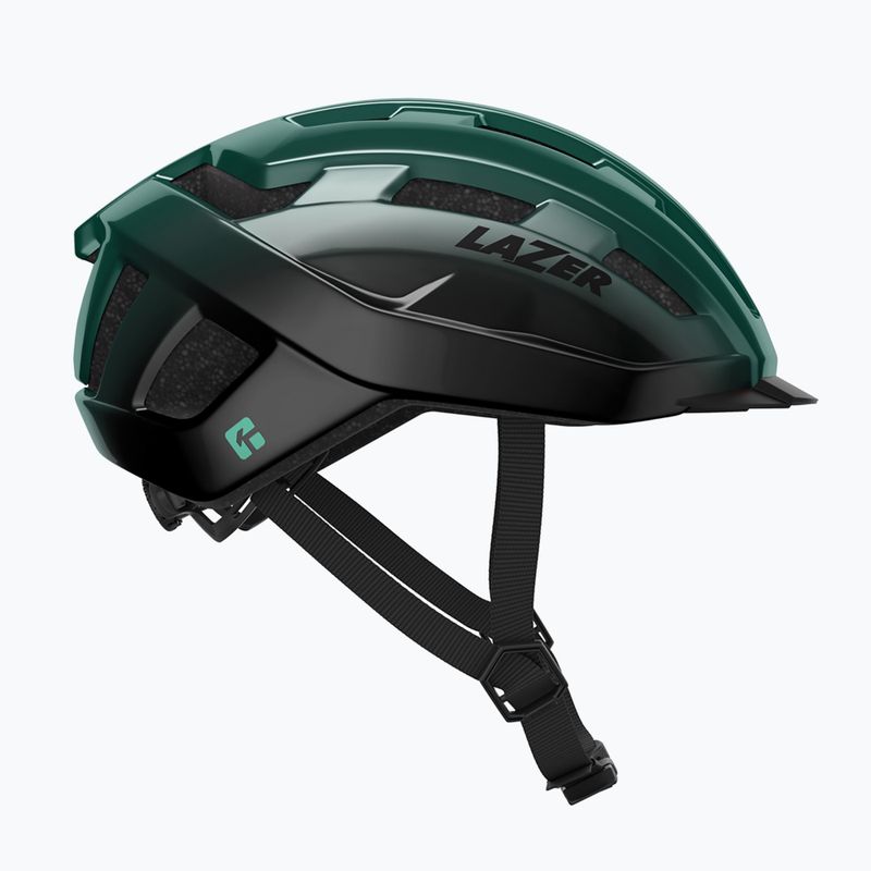 Cască de ciclism Lazer Codax KinetiCore + net dark green/black 6