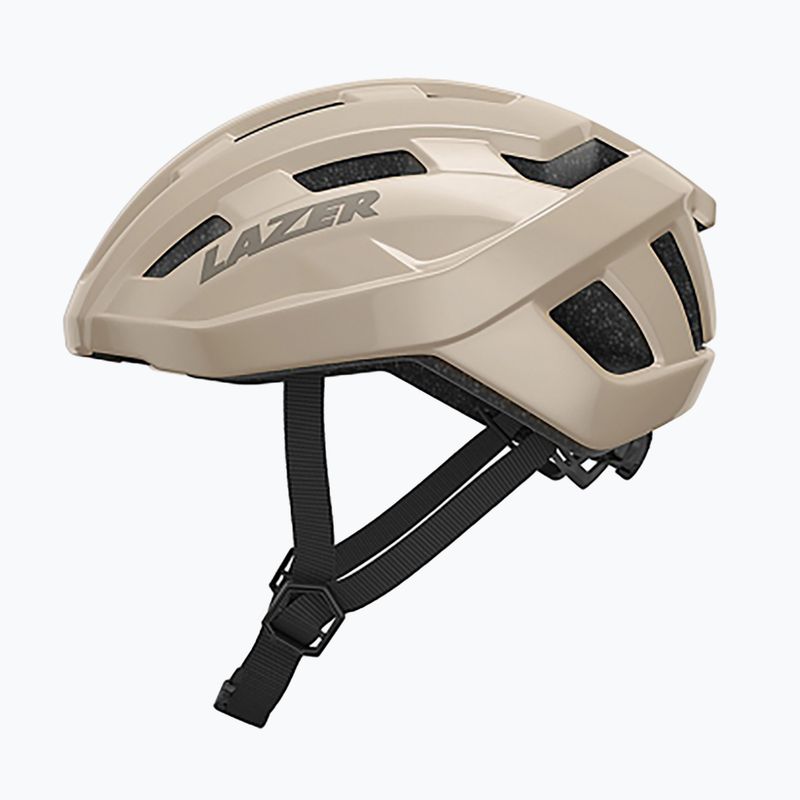 Cască de bicicletă Lazer Tempo KinetiCore latte 2