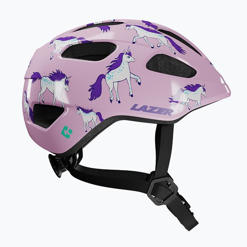 Cască de ciclism pentru copii Lazer Nutz 2.0 KinetiCore unicorns 2