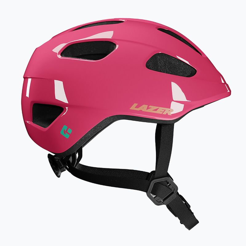Cască de bicicletă pentru copii Lazer Pnut 2.0 KinetiCore fuchsia 2