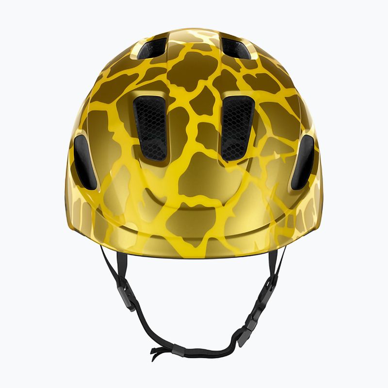 Cască de bicicletă pentru copii Lazer Pnut 2.0 KinetiCore golder giraffe 3