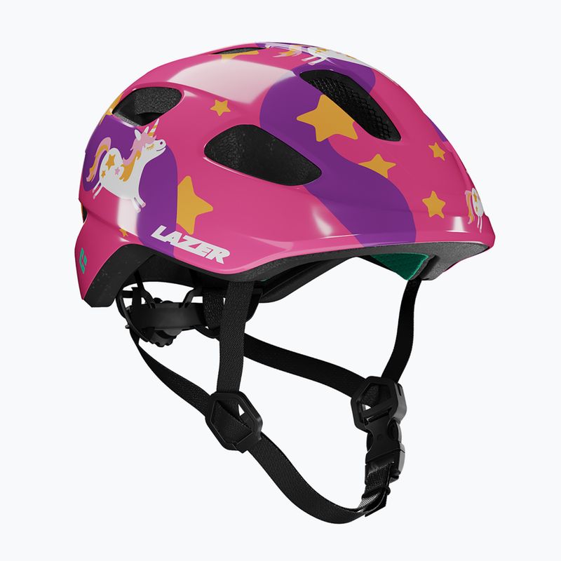 Cască de ciclism pentru copii Lazer Pnut 2.0 KinetiCore purple pony