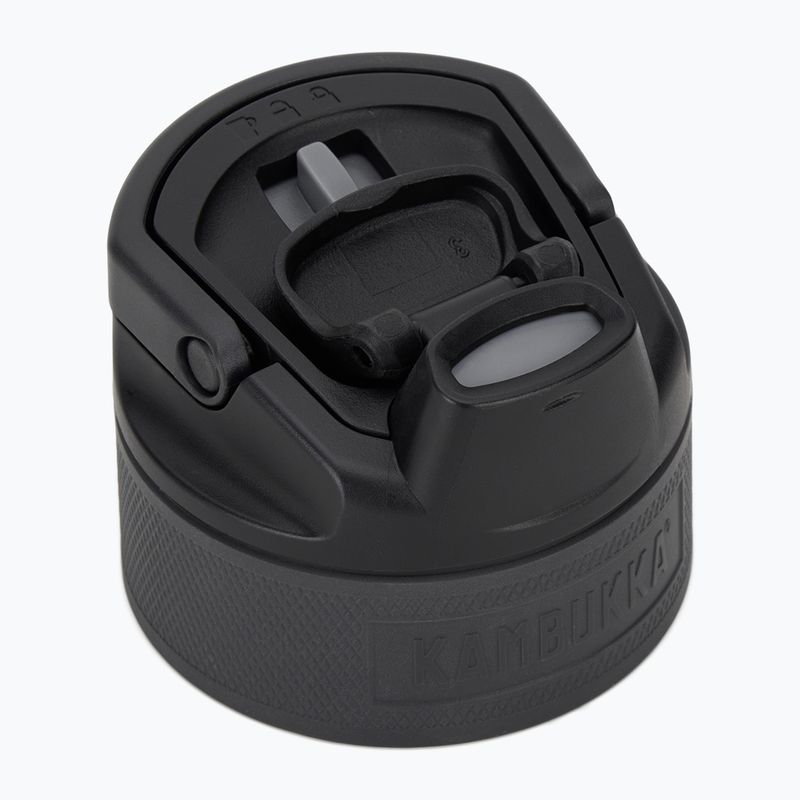 Capac pentru cană Kambukka 3în1 Hydration Elton black steel 2