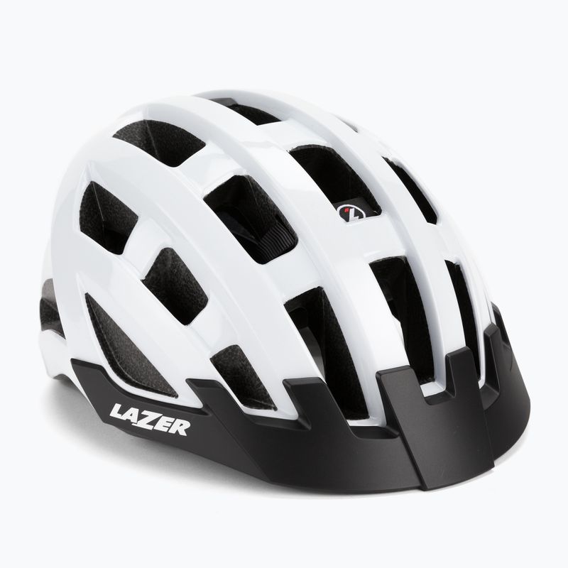 Cască de bicicletă Lazer Compact albă BLC2187885001