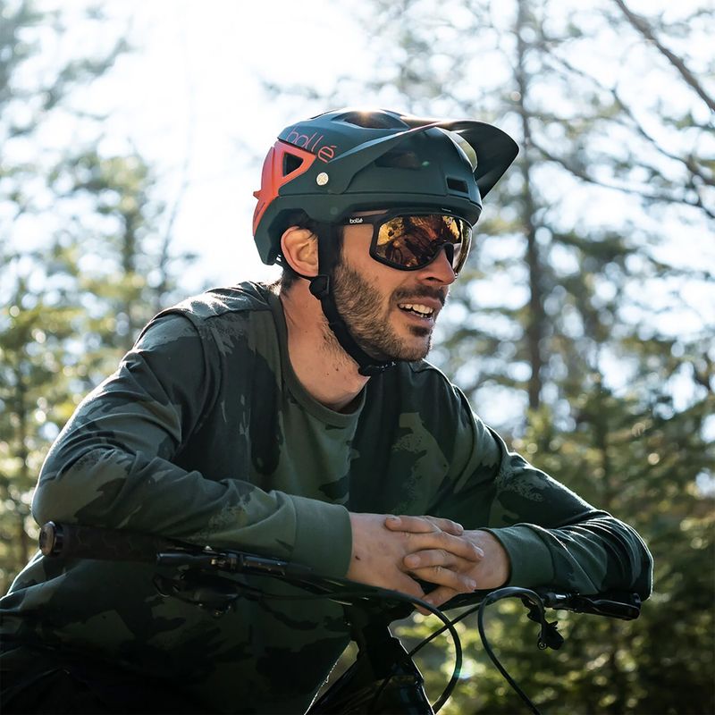 Ochelari de soare Bollé Chronoshield black matte/phantom brown red photochromic 5