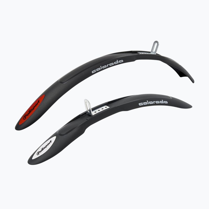 POLISPORT Colorado Junior Set 20 de apărători de noroi pentru biciclete V-Brake negru MD 8626300001