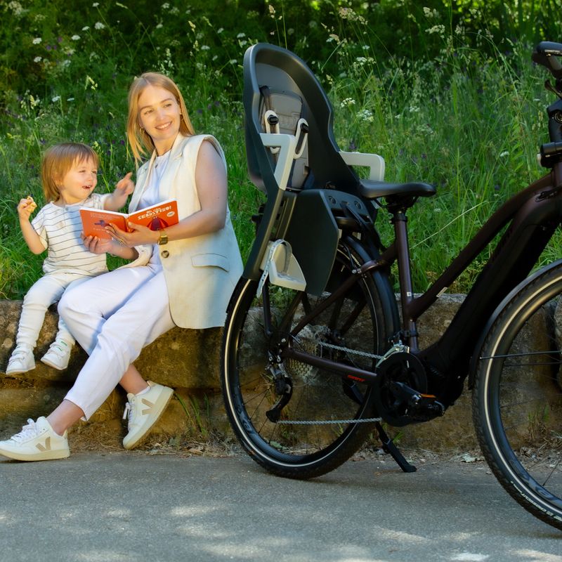 Fotoliu pentru bicicletă Polisport Guppy Maxi+ CFS dark grey/silver 10