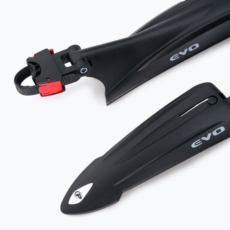 POLISPORT Cross Country Evo Set 24/26 Mtb negru MD biciclete cu apărători de noroi 8622100008 5