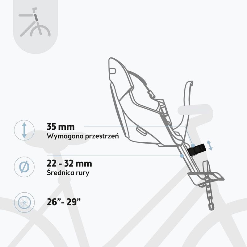 Scaun de bicicletă bobike Exclusive Mini Evolve urban black 10