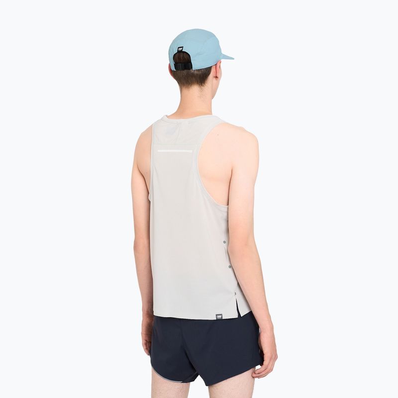 Tricou de alergare pentru bărbați Ciele Athletics FST Signlet 2 light grey 2