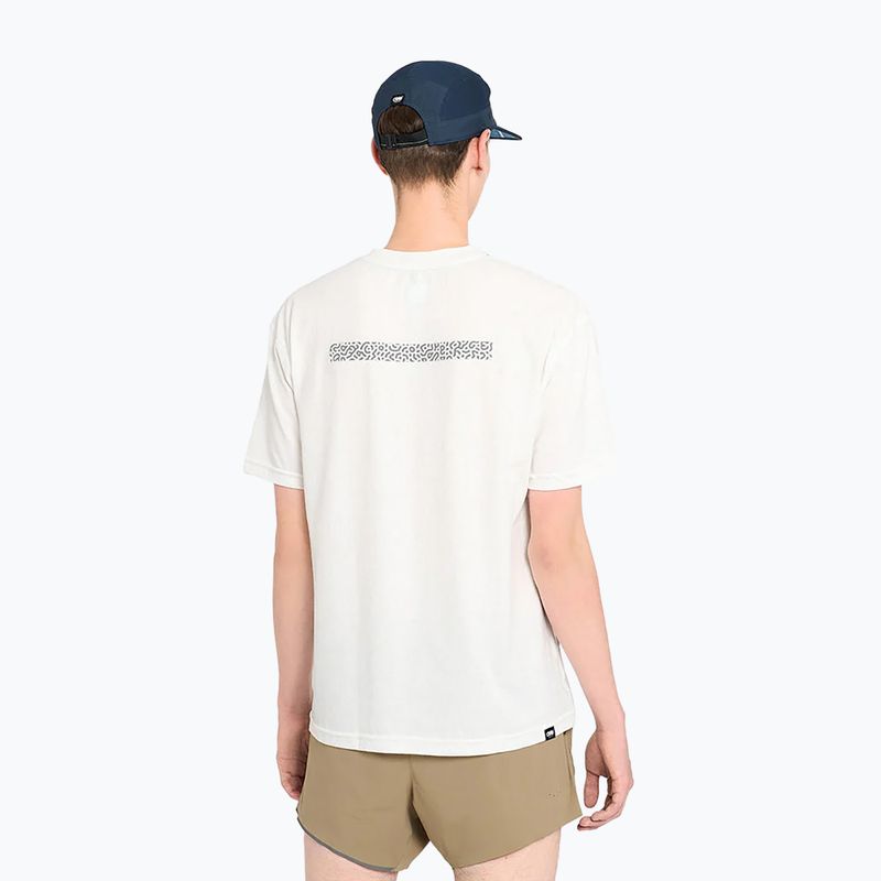 Tricou de alergare pentru bărbați Ciele Athlteics NSP HV ''C" off white 2
