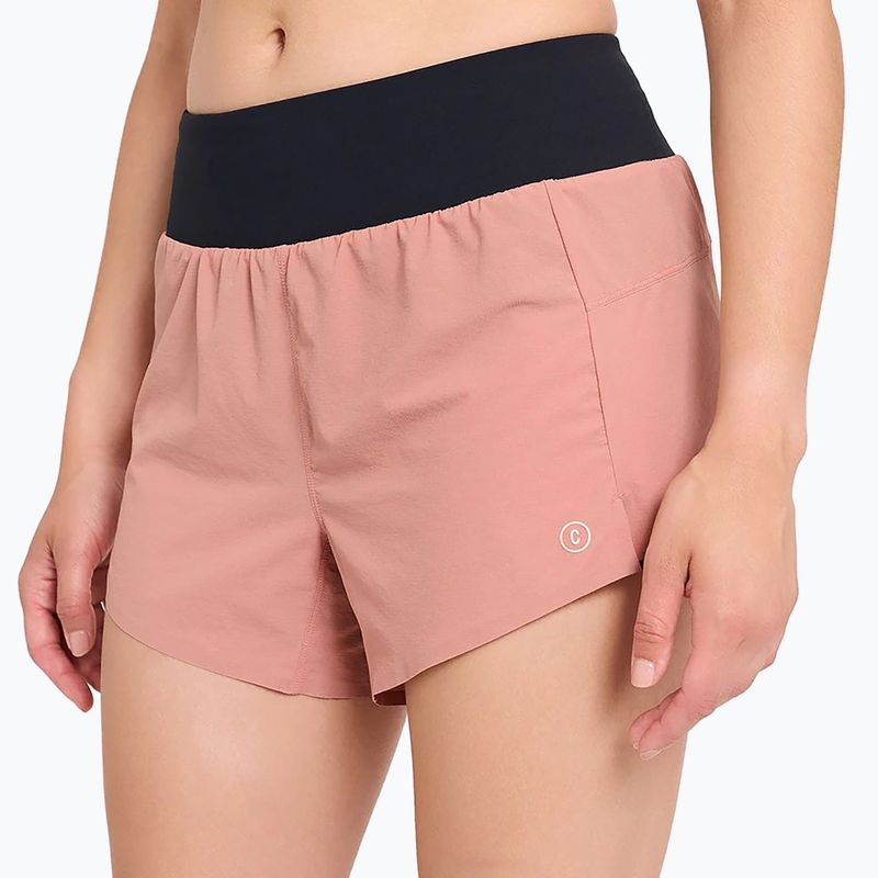 Pantaloni scurți de alergare pentru femei Ciele Athletics TRN 4" Brief 2 rosedawn 3