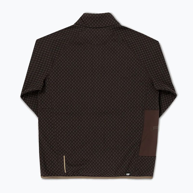 Bluză de alergare pentru bărbați Ciele Athletics VLVHalfzip oak 2