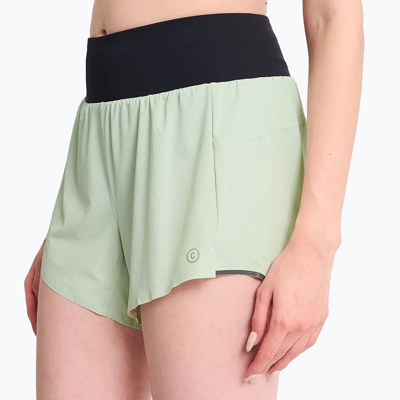 Pantaloni scurți de alergare pentru femei Ciele Athletics TRNShort4''brief 2 light moss 3