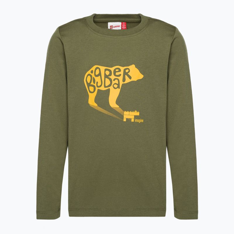 Tricou LEGO Lwtias 603 olive pentru copii