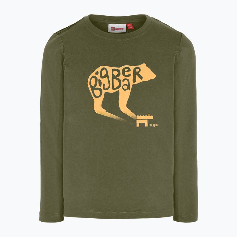 Tricou LEGO Lwtias 603 olive pentru copii 4