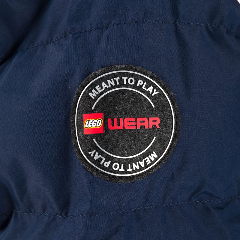 Geacă cu puf pentru copii LEGO Lwjipe 704 maro 22898 5