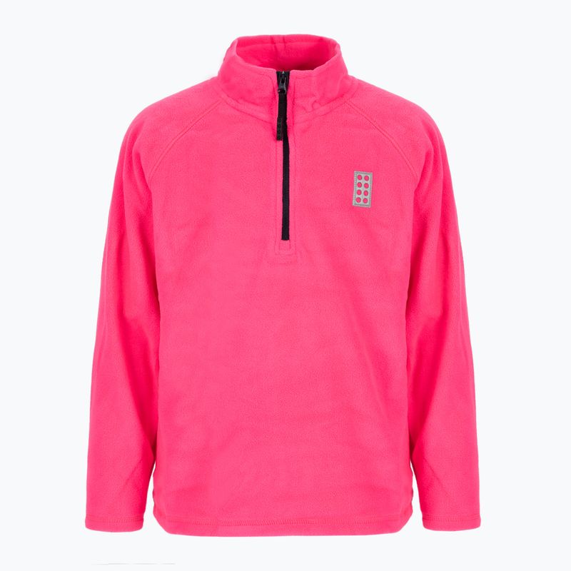 Pulover pentru copii LEGO Lwsinclair 702 fleece sweatshirt roz 22972