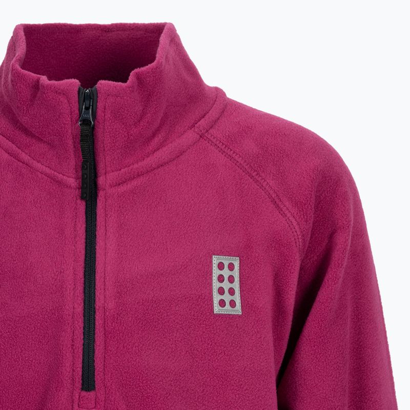 Pulover pentru copii LEGO Lwsinclair 702 fleece sweatshirt roz 22972 3