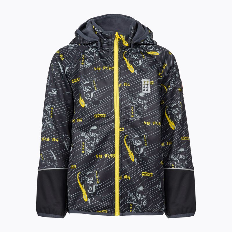 Jachetă softshell pentru copii LEGO Lwsejoun 602 negru 11010495