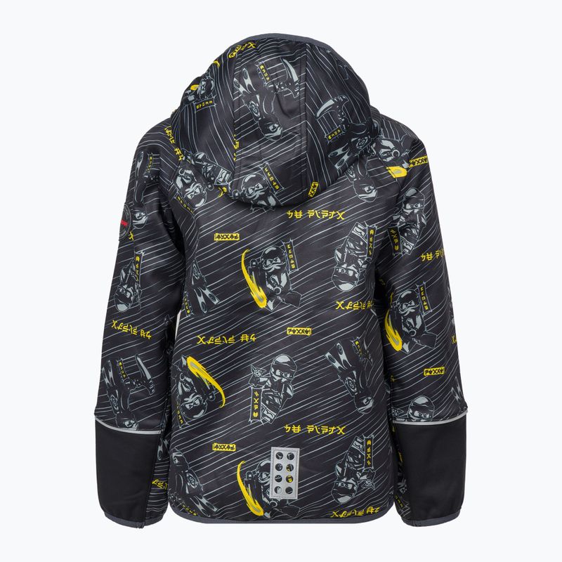 Jachetă softshell pentru copii LEGO Lwsejoun 602 negru 11010495 2