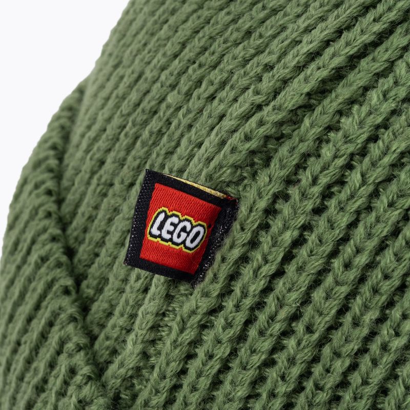 Șapcă de schi pentru copii LEGO Lwasmus kaki închis 4