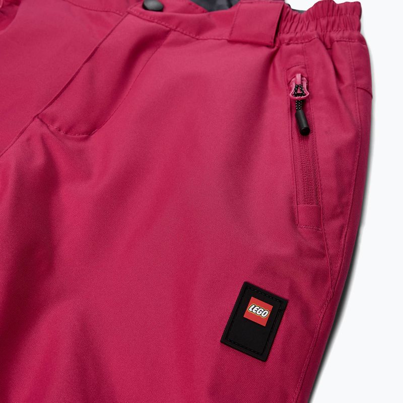 Pantaloni de schi pentru copii LEGO Lwparaw 702 dark pink 4