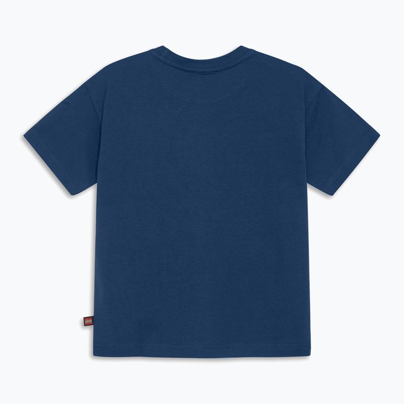 Tricou pentru copii LEGO Lwtaffy 315 albastru închis 2