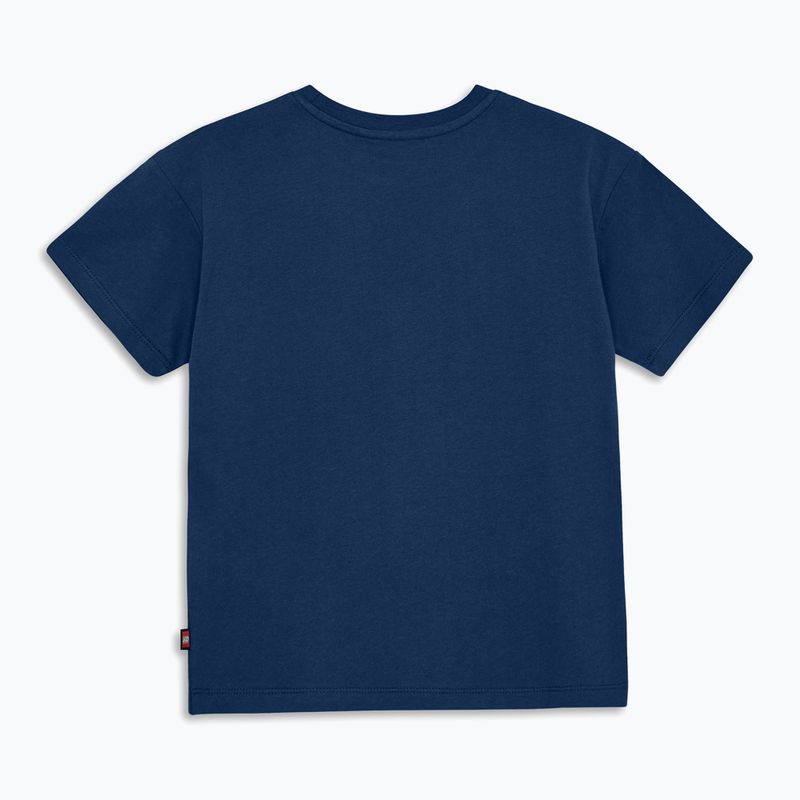 Tricou pentru copii LEGO Lwtaffy 314 albastru închis 2