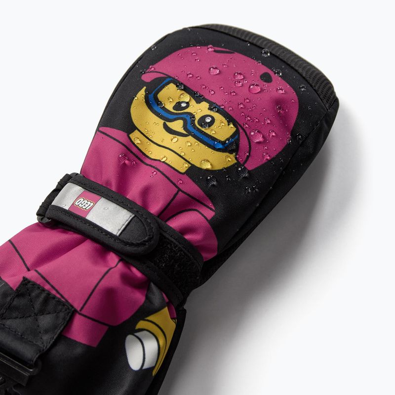 Mănuși pentru copii LEGO Lwagan 812 pink 3