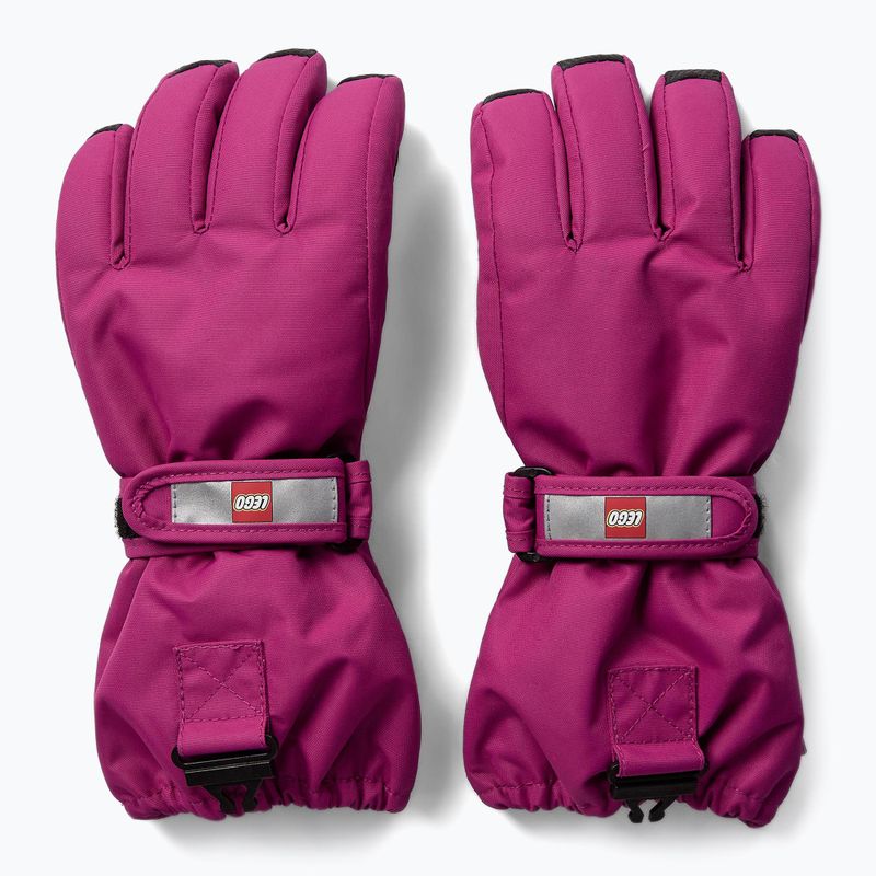 Mănuși de schi pentru copii LEGO Lwatlin 700 fuchsia 2