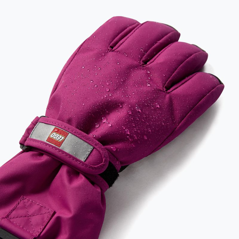 Mănuși de schi pentru copii LEGO Lwatlin 700 fuchsia 3
