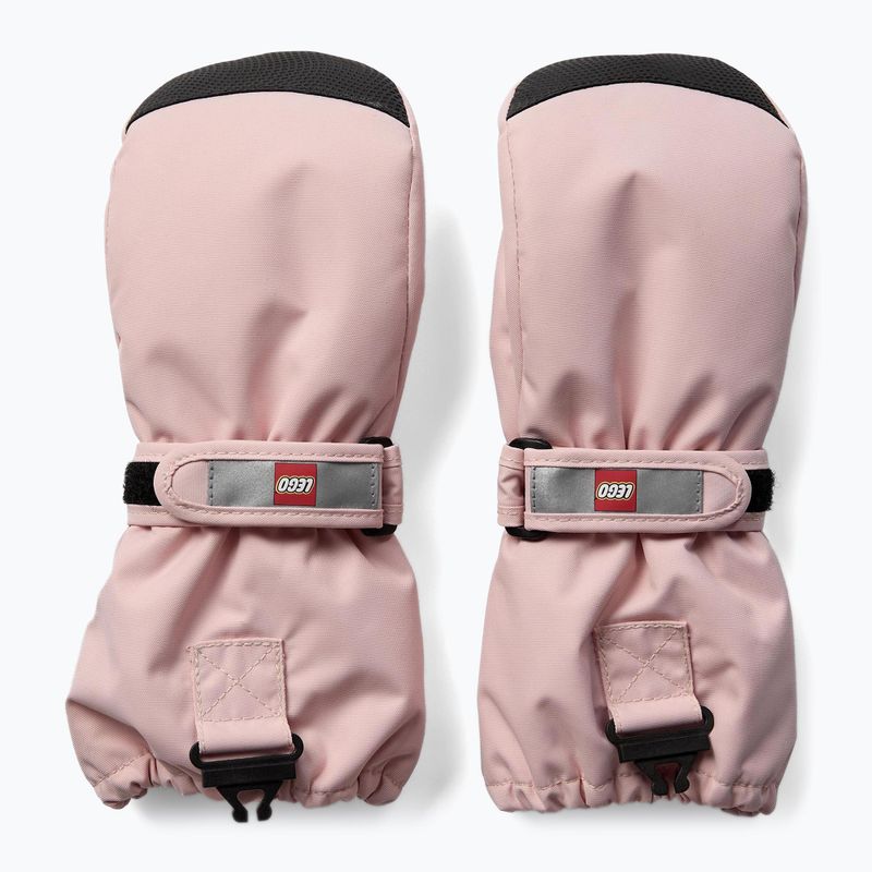 Mănuși de schi pentru copii  LEGO Lwatlin 706 light pink 2