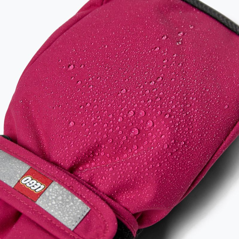 Mănuși de schi pentru copii  LEGO Lwatlin 706 fuchsia 3