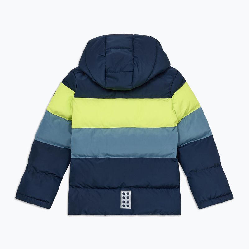 Geacă pentru copii LEGO Lwjipe 705 dark navy/lime 2