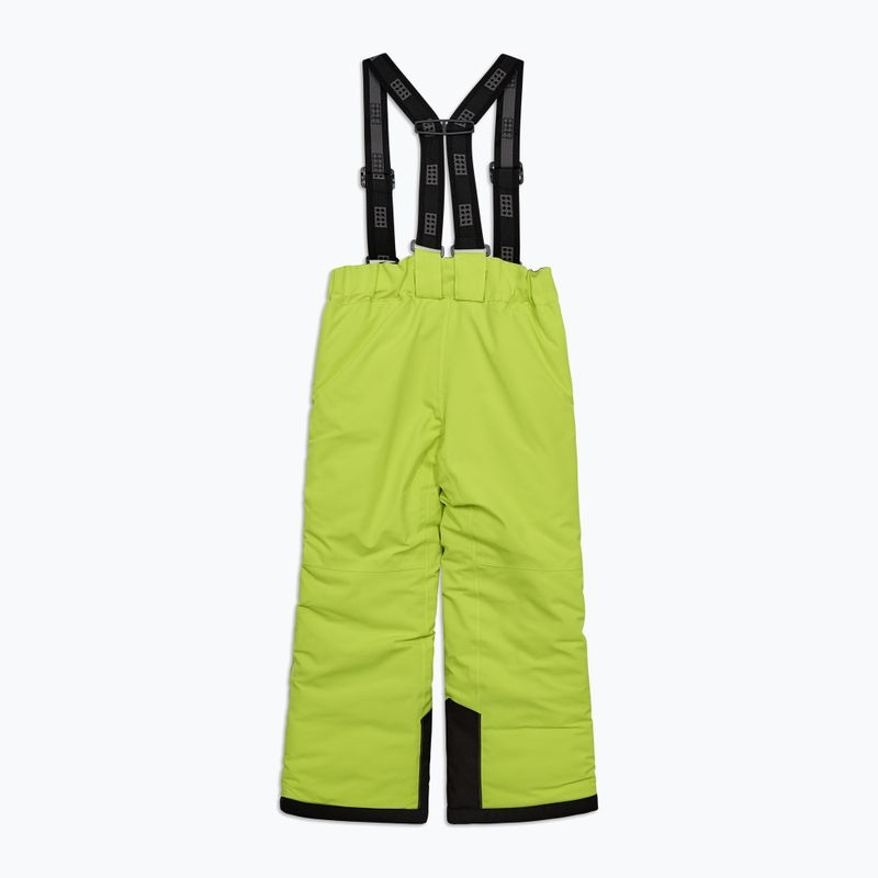 Pantaloni de schi pentru copii LEGO Lwpowai 708 lime green 2