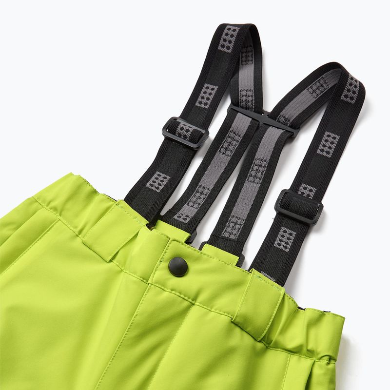 Pantaloni de schi pentru copii LEGO Lwpowai 708 lime green 3